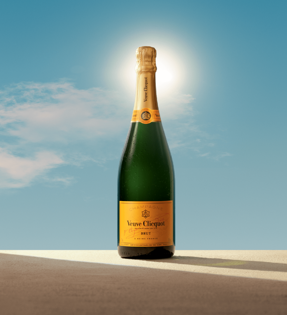 Veuve Clicquot Yellow Label & Vuarnet Sunglasses